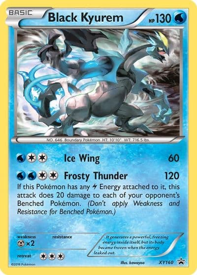 Black Kyurem - XY160 XY Promos Pokemon card