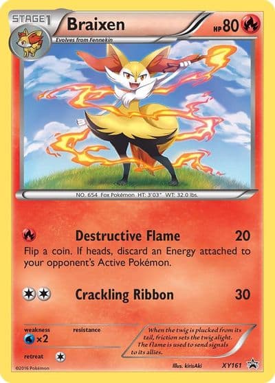 Braixen - XY161 XY Promos Pokemon card