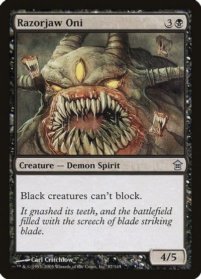Razorjaw Oni Saviors of Kamigawa Magic card