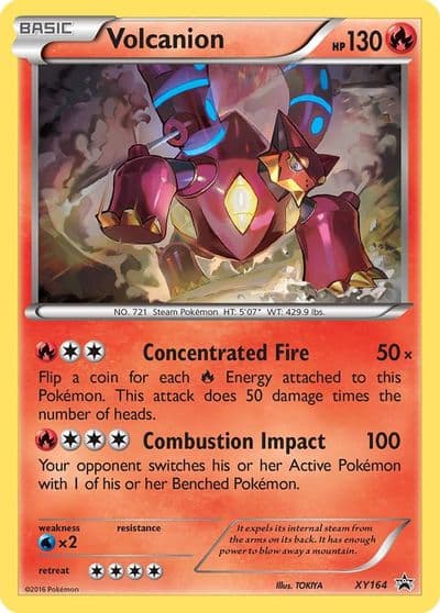 Volcanion - XY164 XY Promos Pokemon card