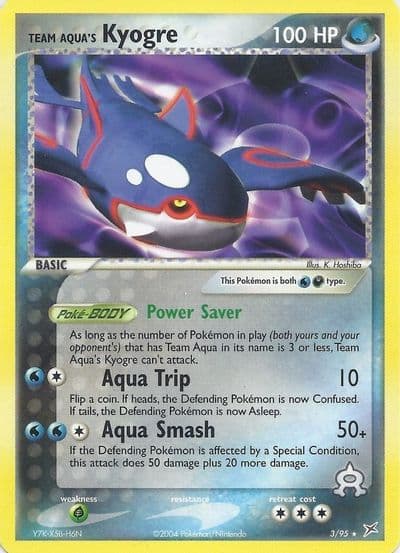 Team Aqua's Kyogre (EX Team Magma vs Team Aqua) Deck Exclusives Pokemon card