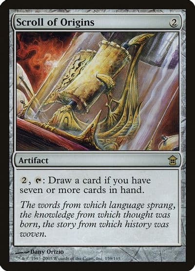Scroll of Origins Saviors of Kamigawa Magic card