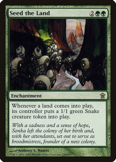 Seed the Land Saviors of Kamigawa Magic card