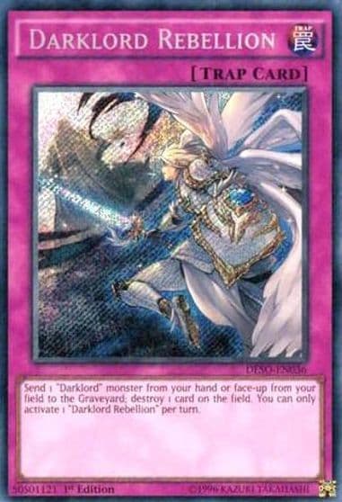 Darklord Rebellion Destiny Soldiers Yu-Gi-Oh! card