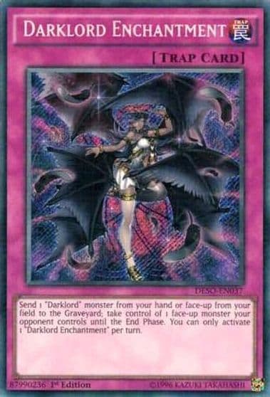 Darklord Enchantment Destiny Soldiers Yu-Gi-Oh! card