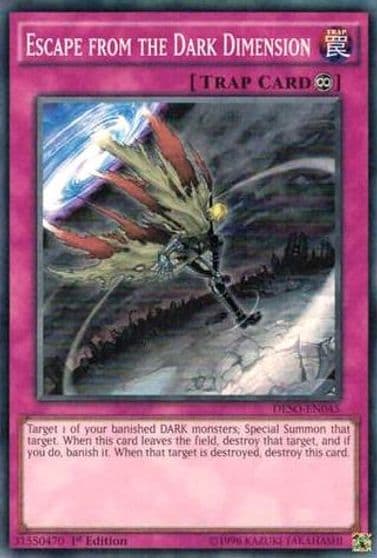 Escape from the Dark Dimension Destiny Soldiers Yu-Gi-Oh! card