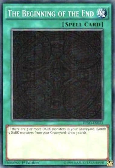 The Beginning of the End Destiny Soldiers Yu-Gi-Oh! card