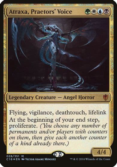 Atraxa Praetors Voice Commander 2016 Oversize Cards Magic card