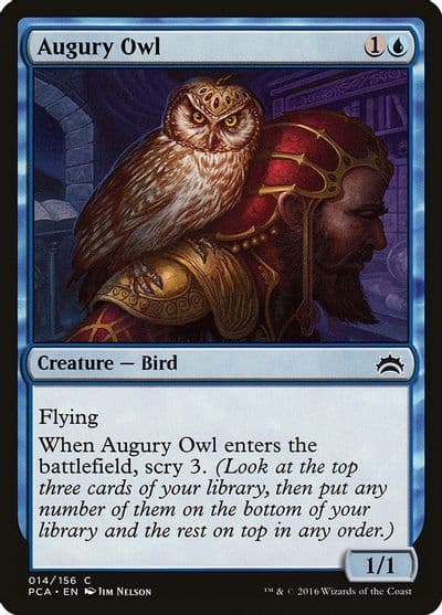 Augury Owl Planechase Anthology Magic card