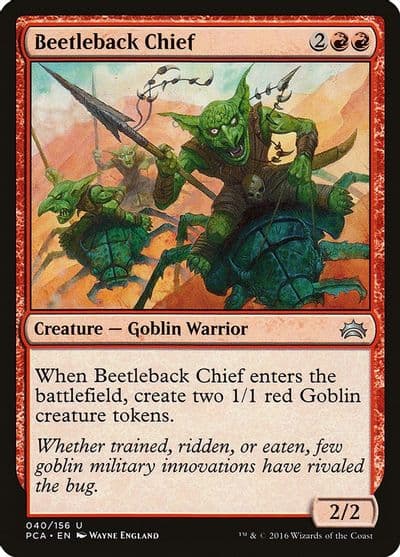Beetleback Chief Planechase Anthology Magic card