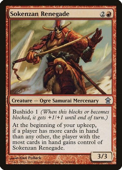 Sokenzan Renegade Saviors of Kamigawa Magic card