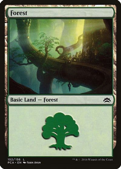 Forest 152 Planechase Anthology Magic card