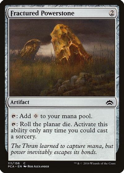 Fractured Powerstone Planechase Anthology Magic card