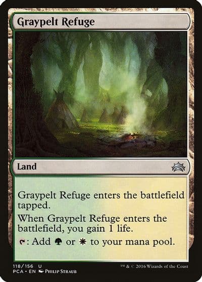 Graypelt Refuge Planechase Anthology Magic card