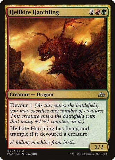 Hellkite Hatchling Planechase Anthology Magic card