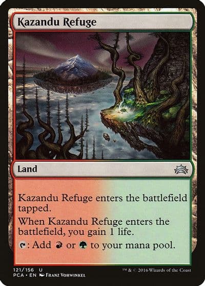 Kazandu Refuge Planechase Anthology Magic card