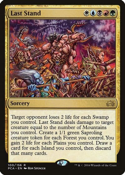 Last Stand Planechase Anthology Magic card