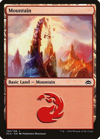 Mountain 150 Planechase Anthology Magic card