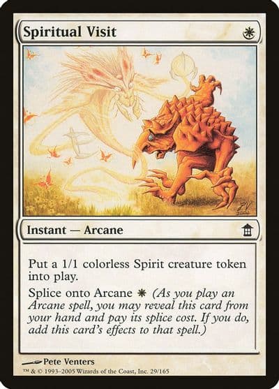 Spiritual Visit Saviors of Kamigawa Magic card