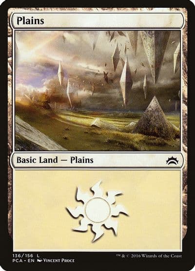 Plains 136 Planechase Anthology Magic card