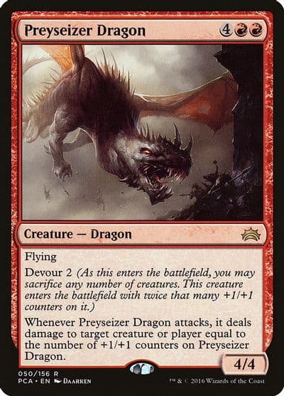 Preyseizer Dragon Planechase Anthology Magic card
