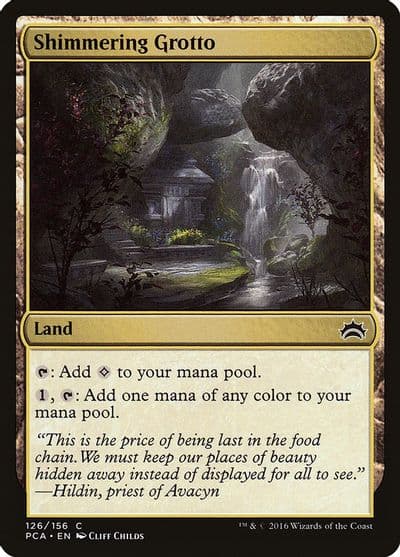 Shimmering Grotto Planechase Anthology Magic card