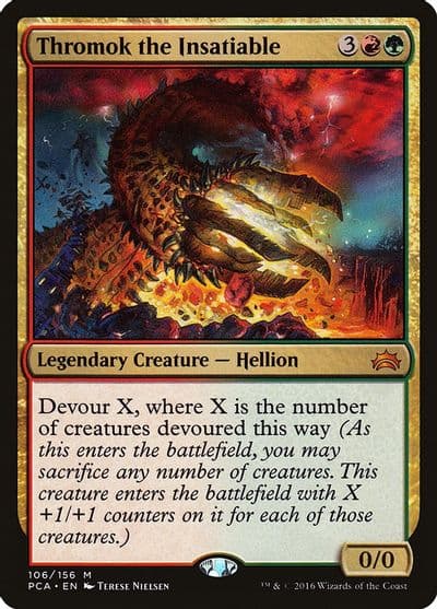 Thromok the Insatiable Planechase Anthology Magic card