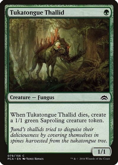Tukatongue Thallid Planechase Anthology Magic card