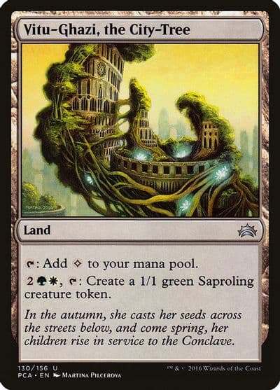 Vitu Ghazi the City Tree Planechase Anthology Magic card