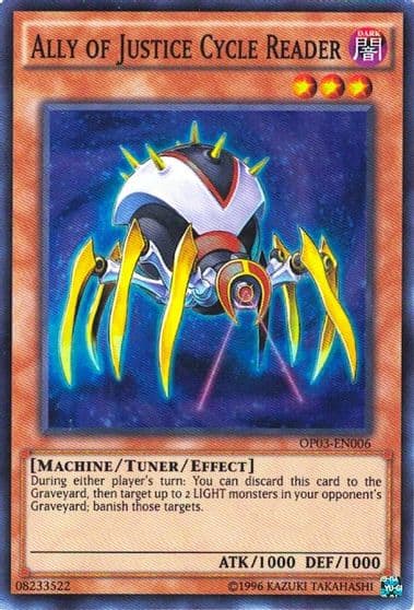 Ally of Justice Cycle Reader OTS Tournament Pack 3 Yu-Gi-Oh! card
