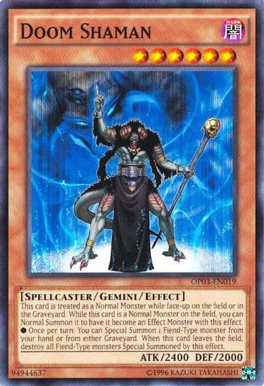Doom Shaman OTS Tournament Pack 3 Yu-Gi-Oh! card