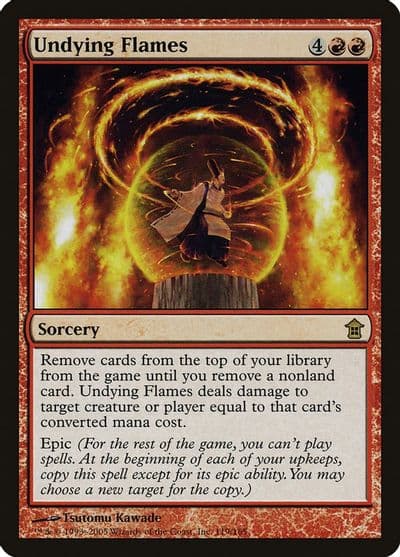 Undying Flames Saviors of Kamigawa Magic card