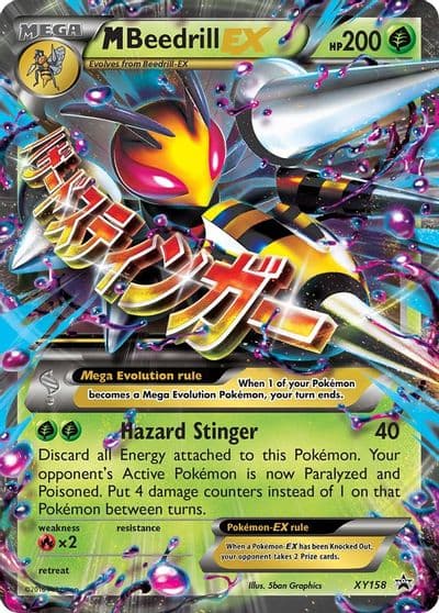 M Beedrill EX XY Promos Pokemon card