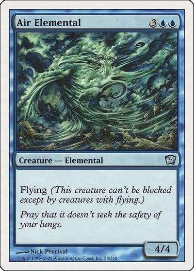 Air Elemental 9th Edition Magic card