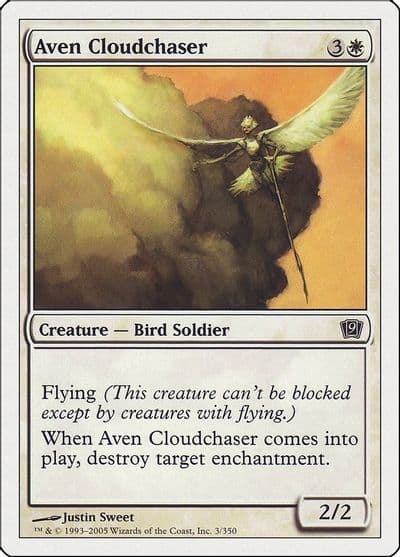 Aven Cloudchaser 9th Edition Magic card