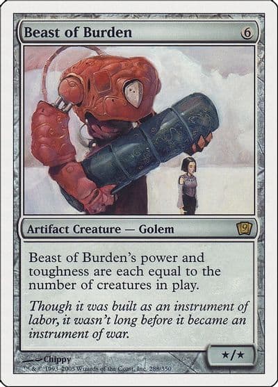 Beast of Burden 9th Edition Magic card