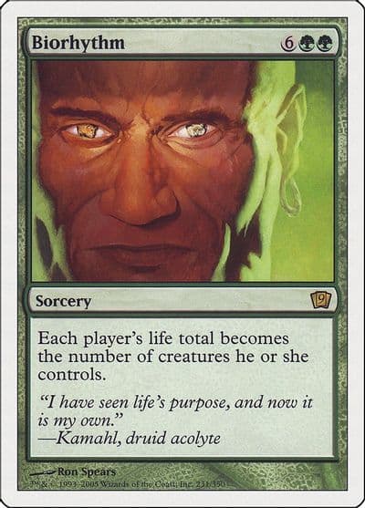 Biorhythm 9th Edition Magic card
