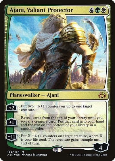 Ajani Valiant Protector Aether Revolt Magic card