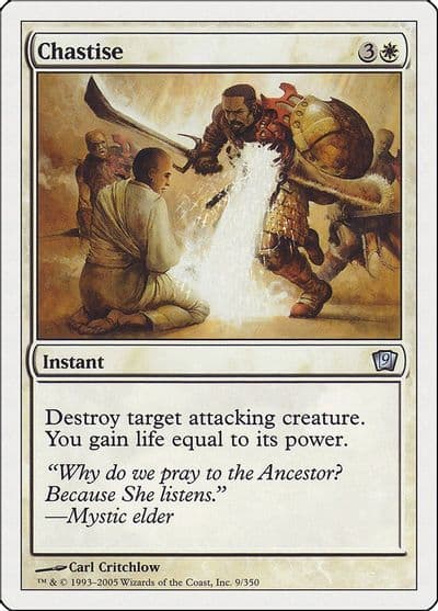 Chastise 9th Edition Magic card