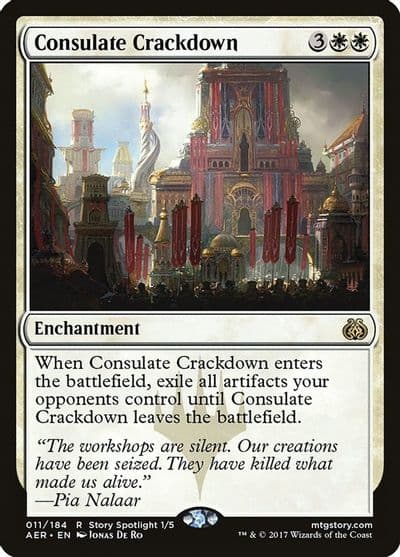 Consulate Crackdown Aether Revolt Magic card