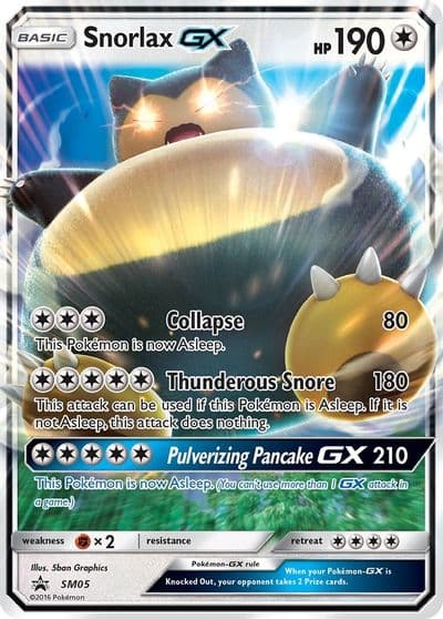 Snorlax GX - SM05 SM Promos Pokemon card