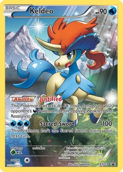Keldeo - XY118 XY Promos Pokemon card
