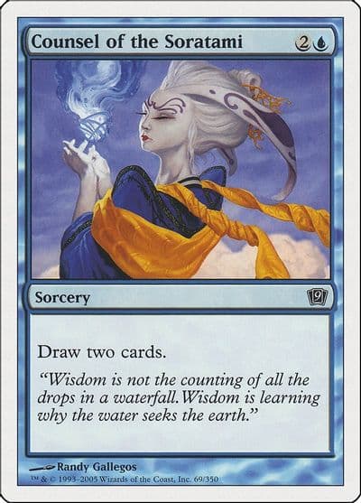 Counsel of the Soratami 9th Edition Magic card
