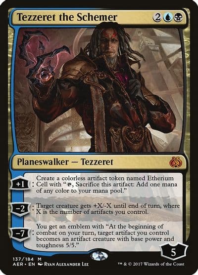 Tezzeret the Schemer Aether Revolt Magic card