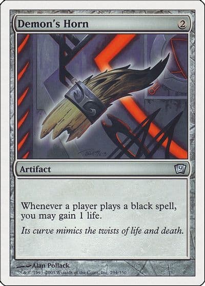 Demons Horn 9th Edition Magic card