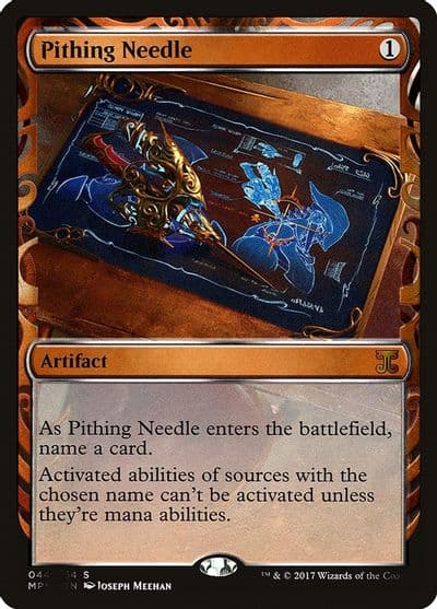 Pithing Needle Masterpiece Series: Kaladesh Inventions Magic card
