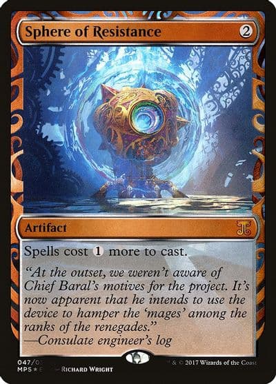 Sphere of Resistance Masterpiece Series: Kaladesh Inventions Magic card