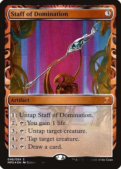 Staff of Domination Masterpiece Series: Kaladesh Inventions Magic card