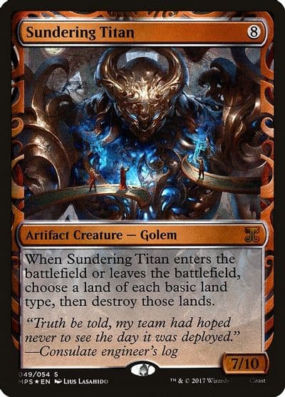 Sundering Titan Masterpiece Series: Kaladesh Inventions Magic card