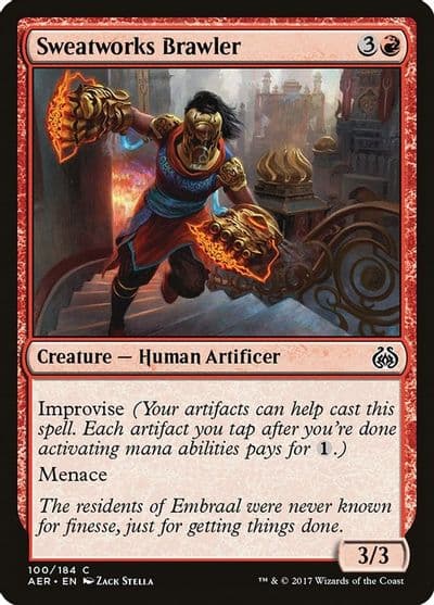 Sweatworks Brawler Aether Revolt Magic card